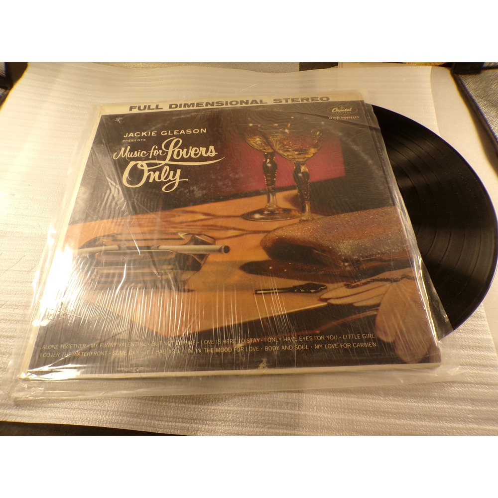 Jackie Gleason Music for Lovers Only Stereo Vinyl LP Capitol SW352 Mood Music